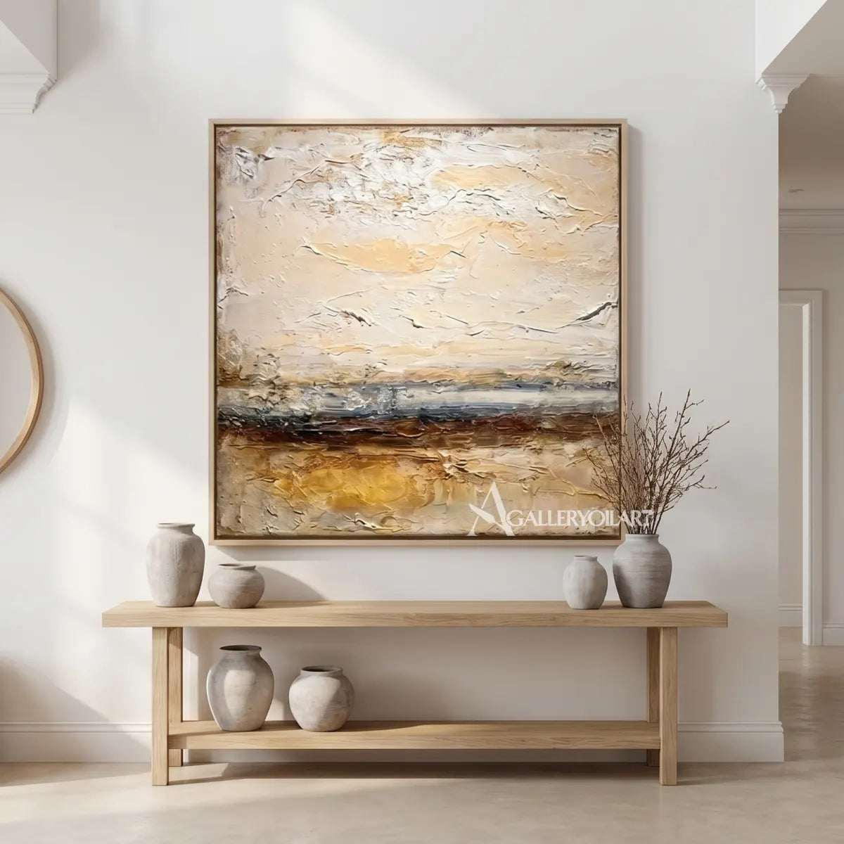 abstract-art-layered-gold-and-beige-horizon-above-a-console