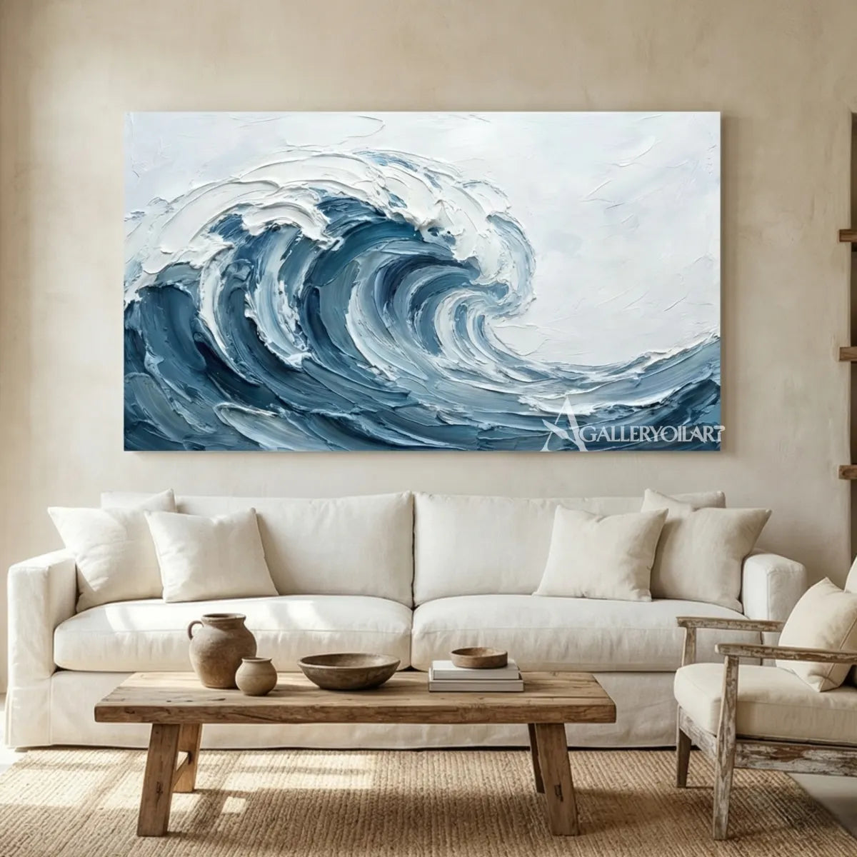 Cresting-ocean-wave-sea-beach-art-blue-living-room
