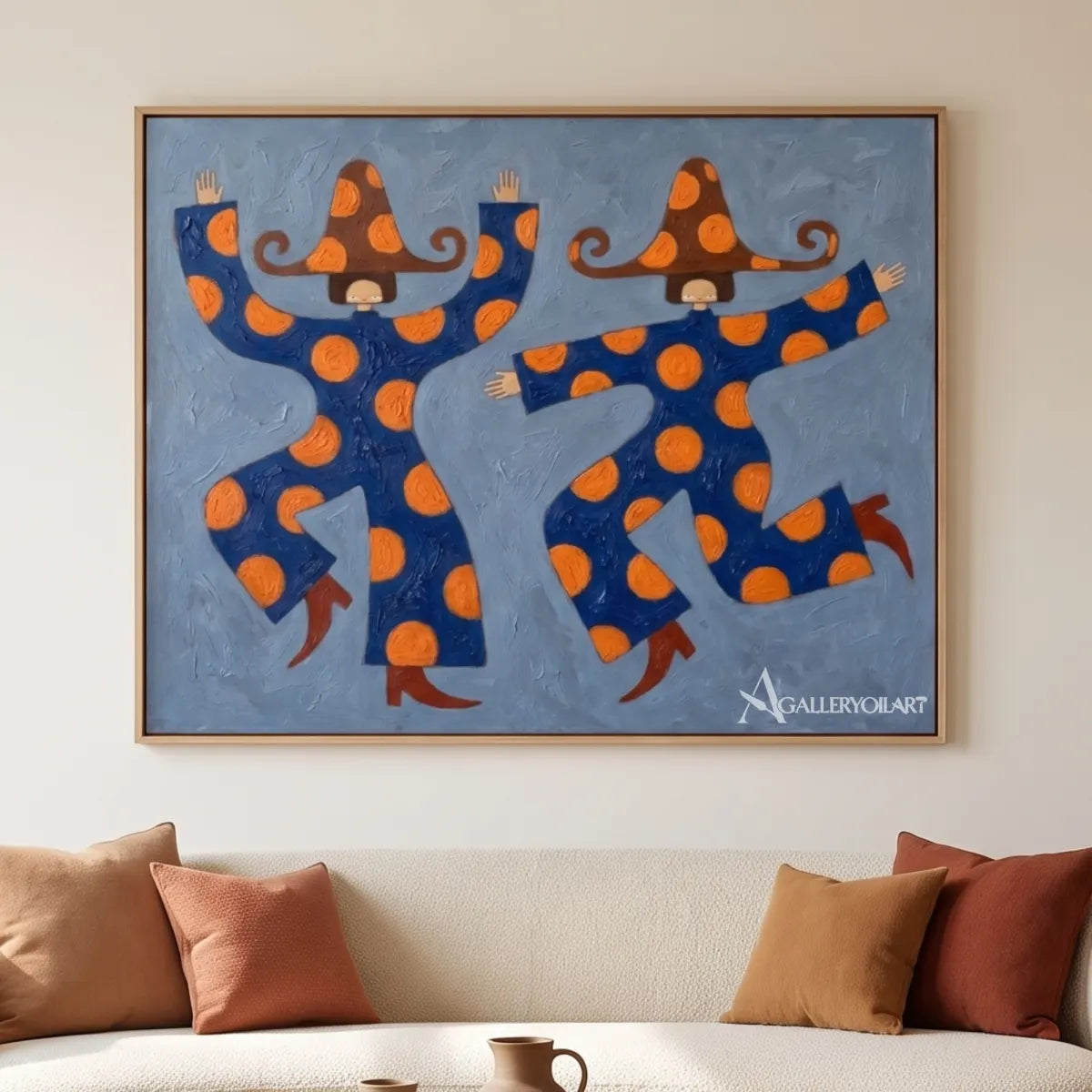 two-dancing-figures-in-patterned-clothing-in-folk-art-style-with-blue-and-orange-colors