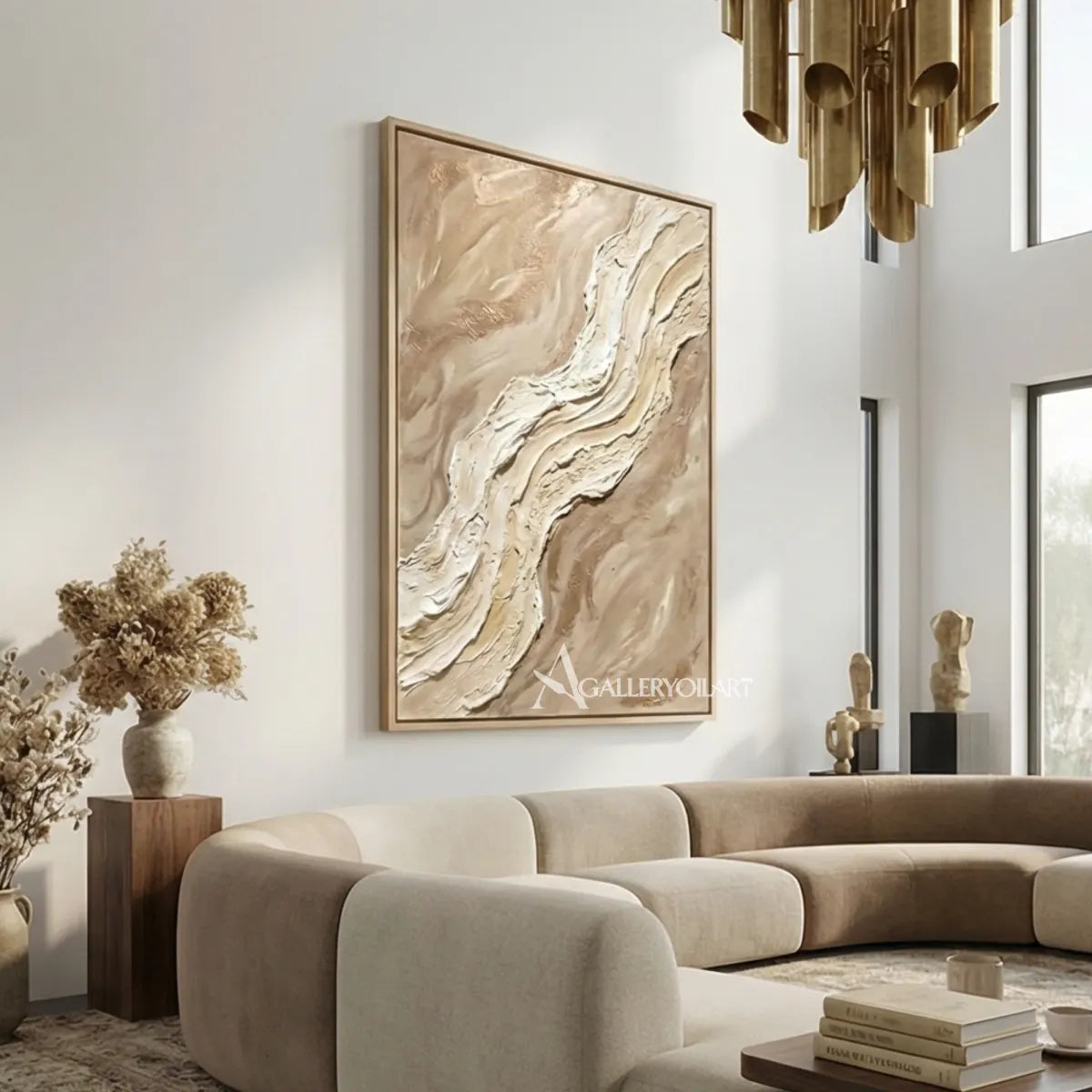 Drifting-pale-veil-textured-3D-beige-wall-art-in-a-modern-neutral-living-room