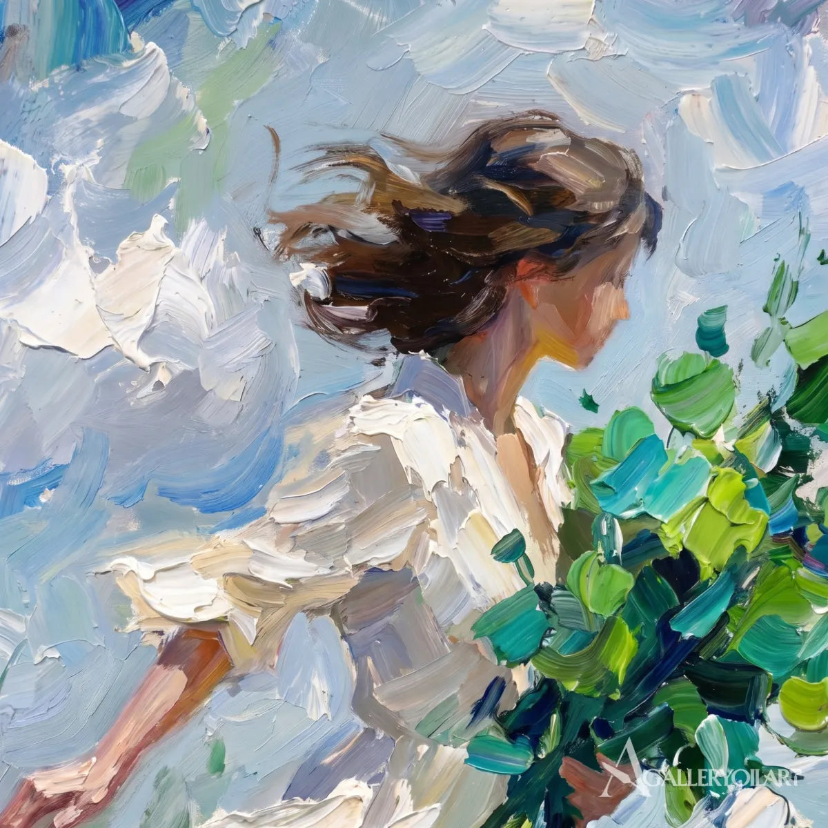 close-up-of-a-woman-in-a-flowing-white-dress-amid-blue-and-green-portrait-art-brushstrokes