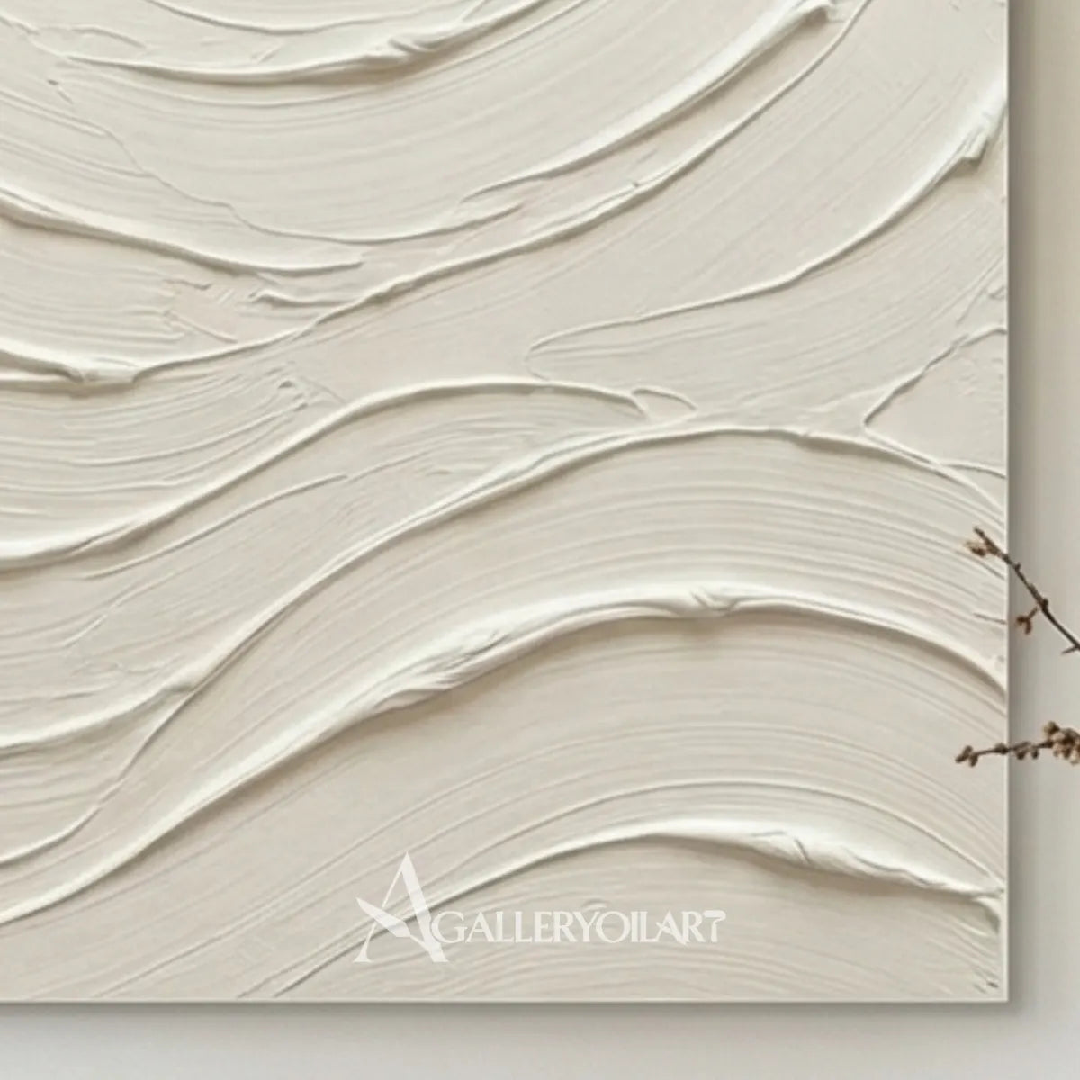 flowing-raised-ridges-portrait-art-white-wall-art-console-wall