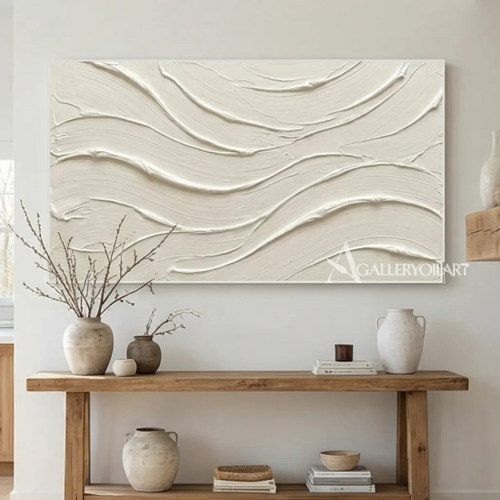 flowing-raised-ridges-portrait-art-white-wall-art-living-room