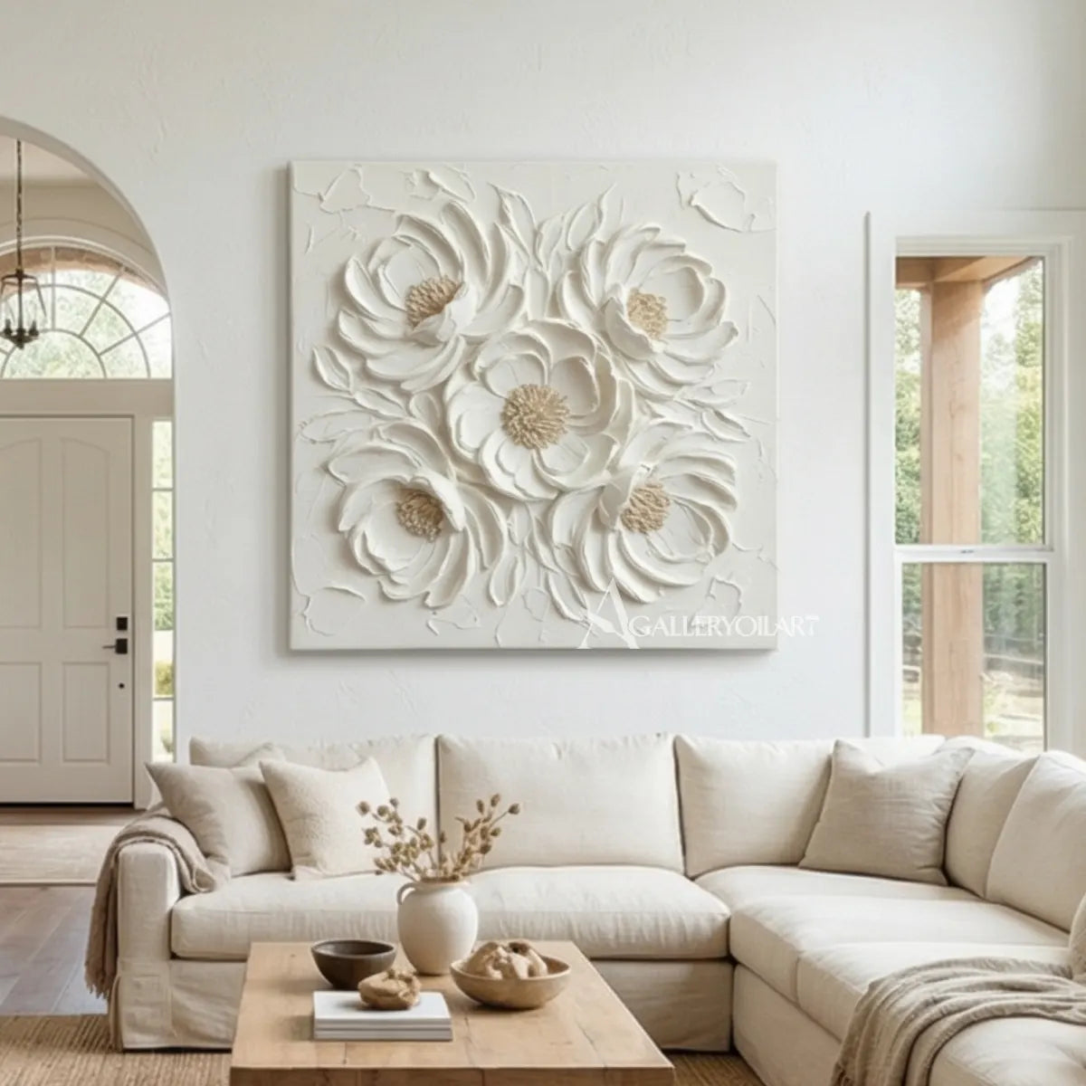 Floral-Tree-white-garden-chorus-wall-art-framed-view