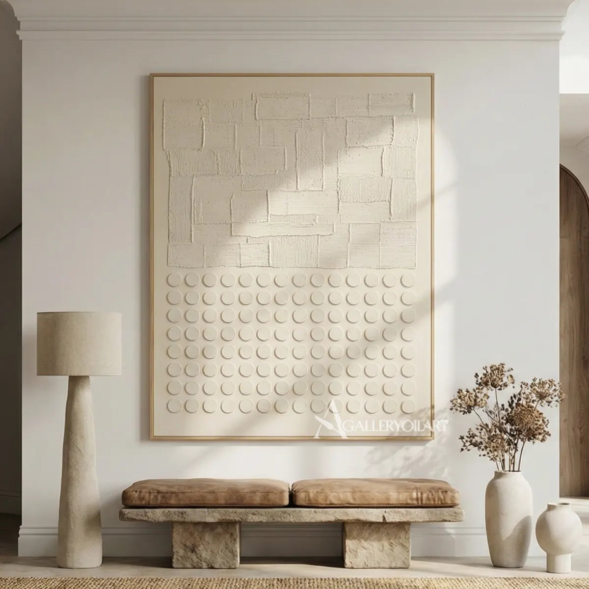 Textured-3D-white-modular-relief-wall-art-grid-view