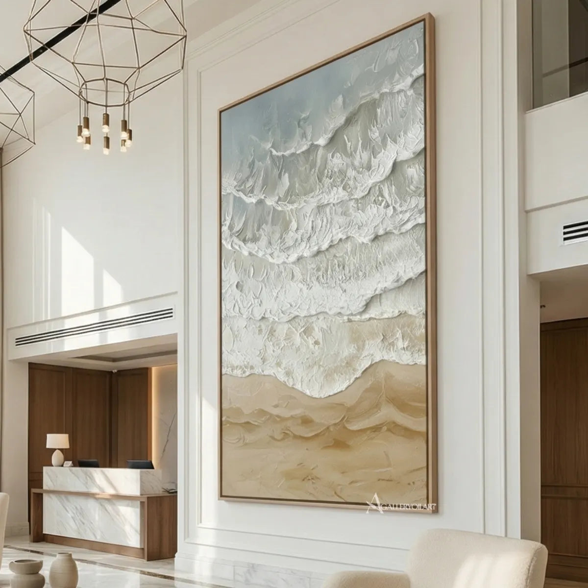 textured-3d-layered-mountain-ridges-soft-gray-ivory-white-warm-beige-pale-taupe-wall-art-in-entryway