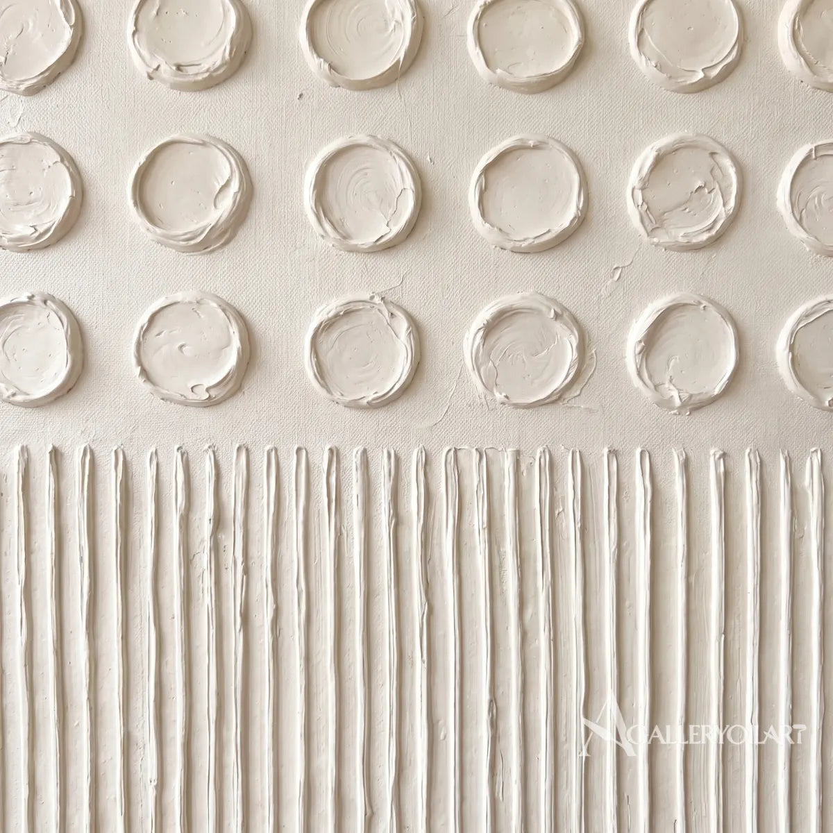 abstract-art-close-up-of-raised-beige-circles-and-vertical-ridges
