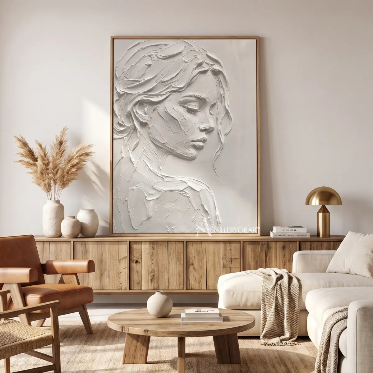 relief-portrait-grace-textured-3d-white-wall-art-in-a-gathering-room