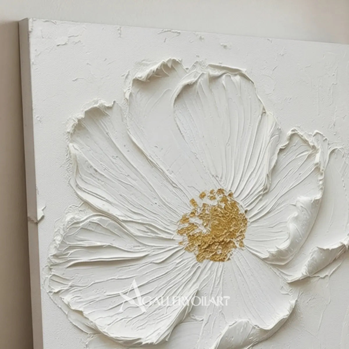 Sculpted-white-flower-floral-tree-relief-wall-art-close-up