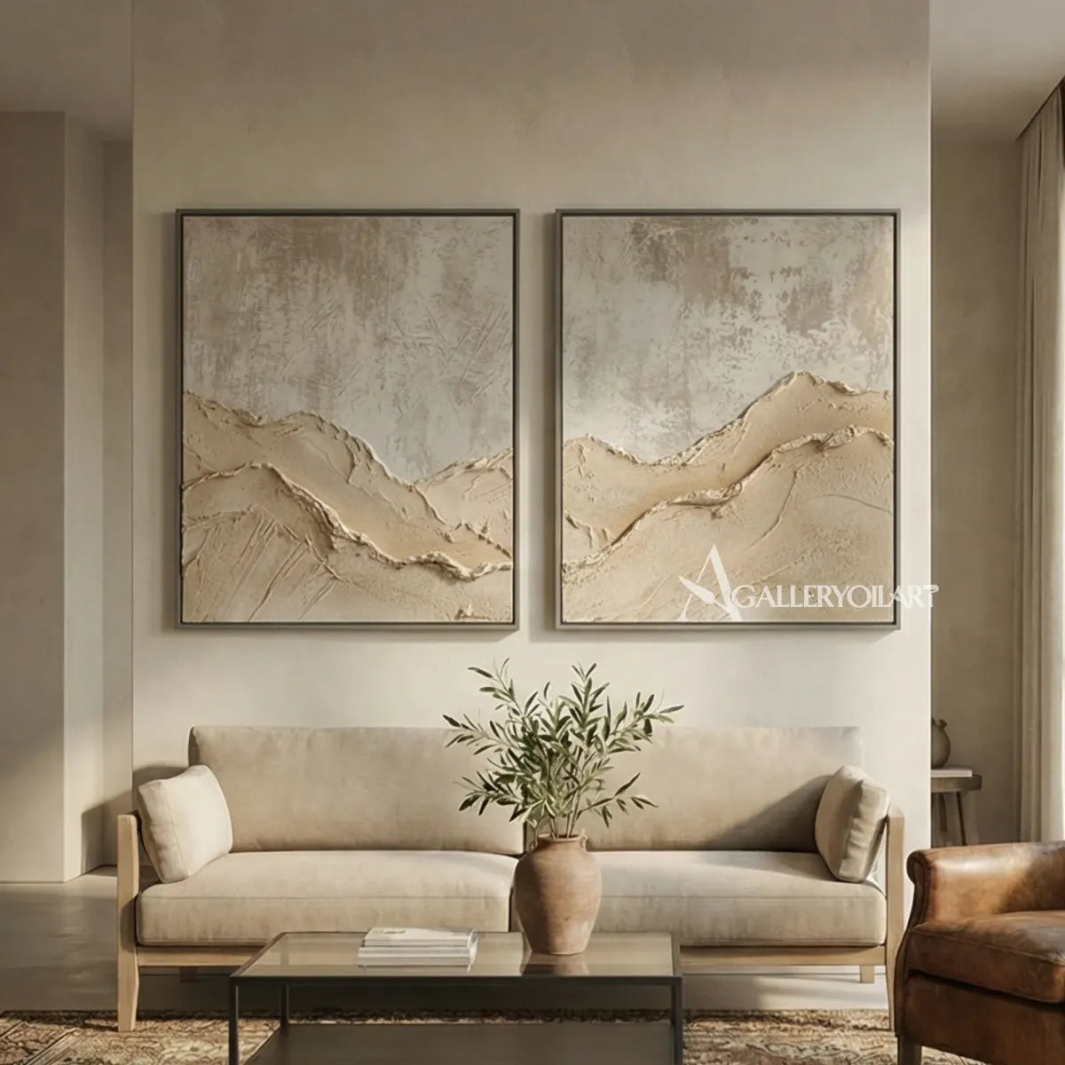 sea-beach-art-two-sand-toned-panels-over-lounge-seating
