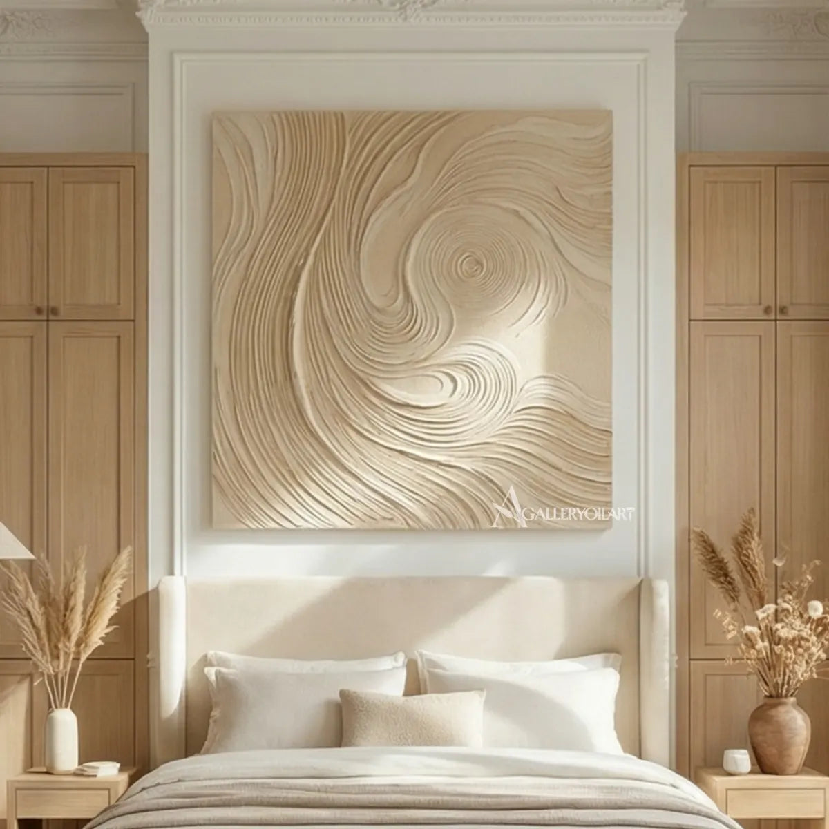 textured-3d-turning-relief-currents-ivory-sand-beige-warm-taupe-and-soft-cream-wall-art-in-bedroom