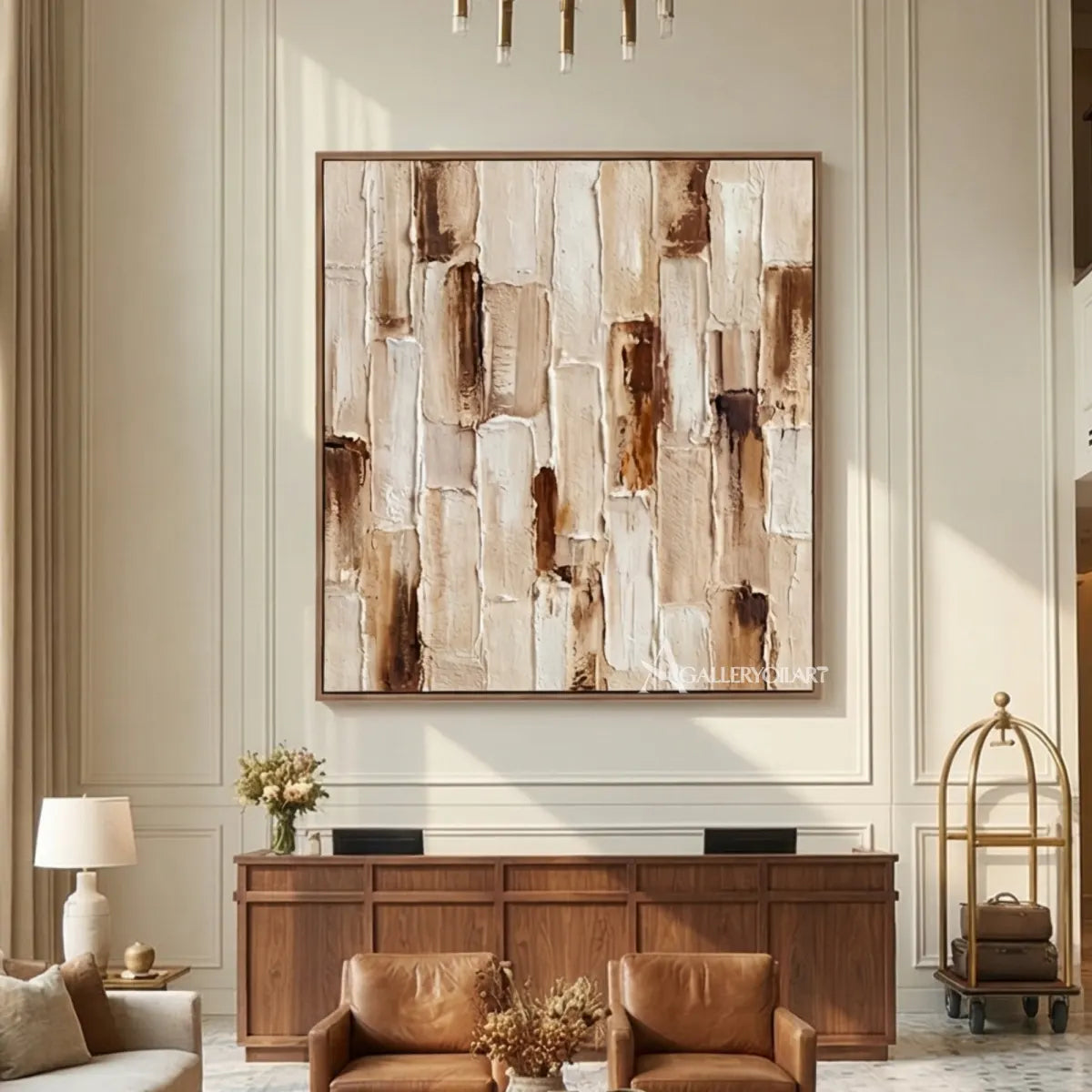 textured-3d-weathered-abstract-blocks-cream-sand-beige-warm-brown-and-rust-wall-art-in-living-room