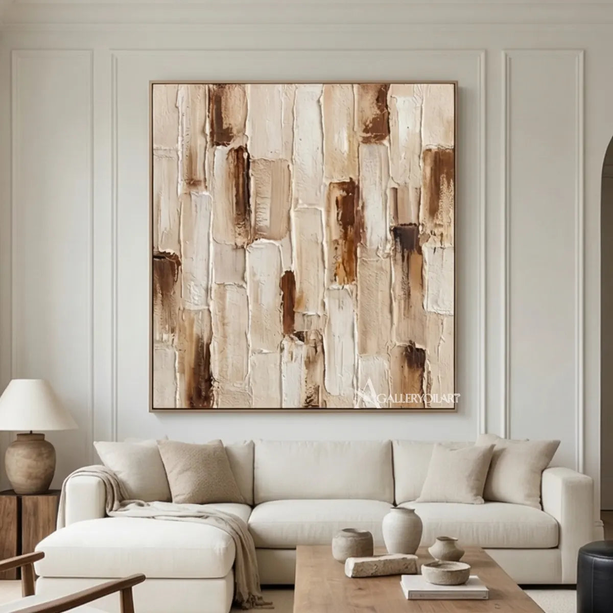 textured-3d-weathered-abstract-blocks-cream-sand-beige-warm-brown-and-rust-wall-art-in-lounge