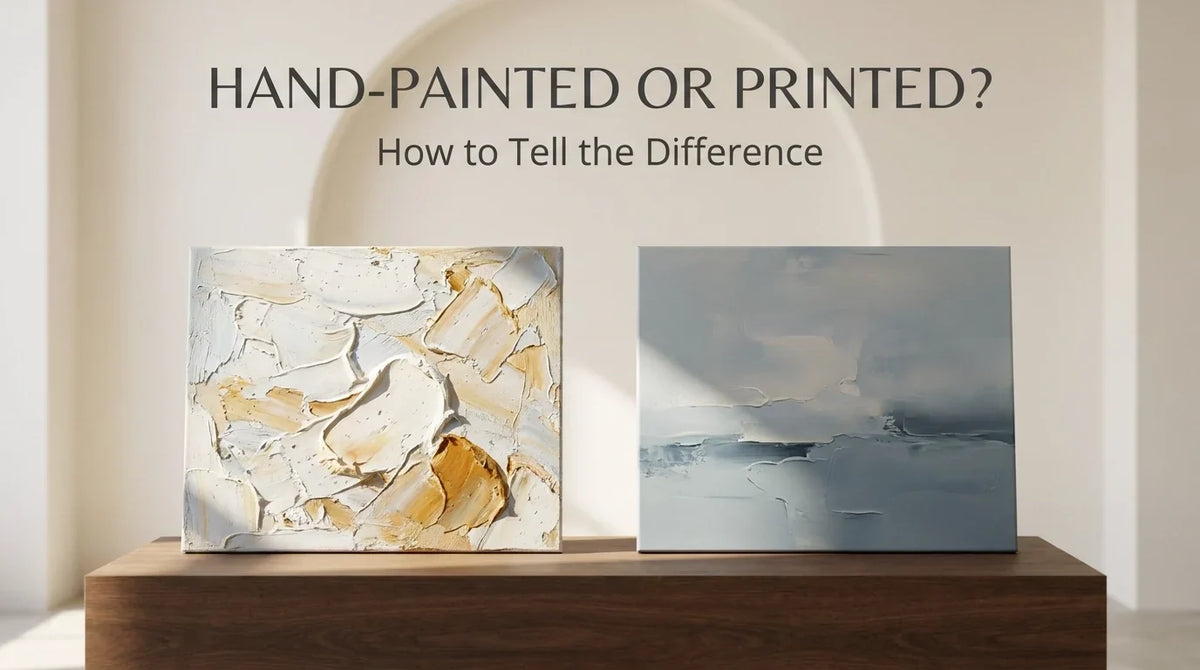 How to Tell If a Painting Is Hand-Painted or a Canvas Prin