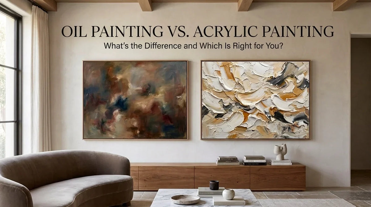 Oil Painting vs. Acrylic Painting: What's the Difference and Which Is Right for You?