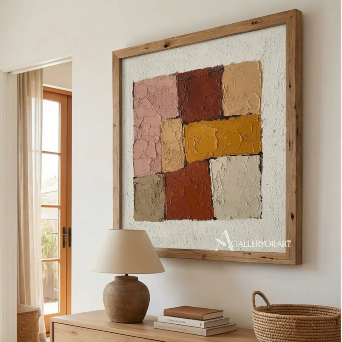 ivory-rust-and-rose-abstract-blocks-with-raised-paint-texture-in-a-calm-sitting-room