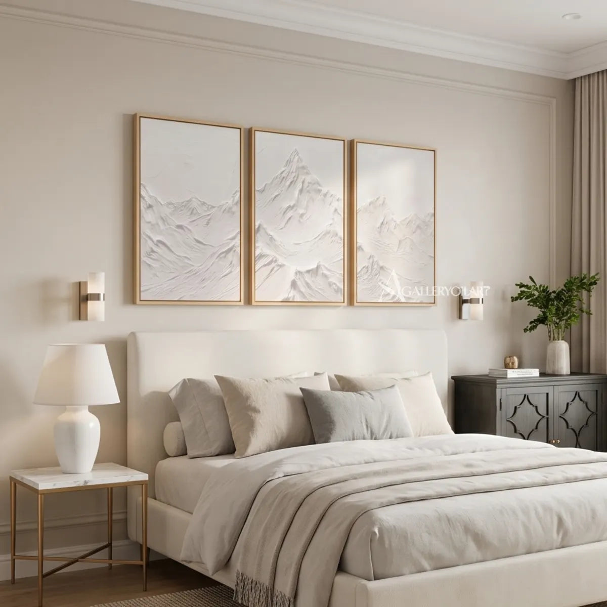 Landscape-white-alpine-summit-wall-art-mountain-detail