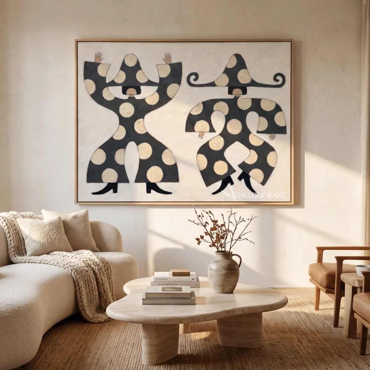 folk-art-pair-in-black-and-cream-displayed-in-a-neutral-sitting-room