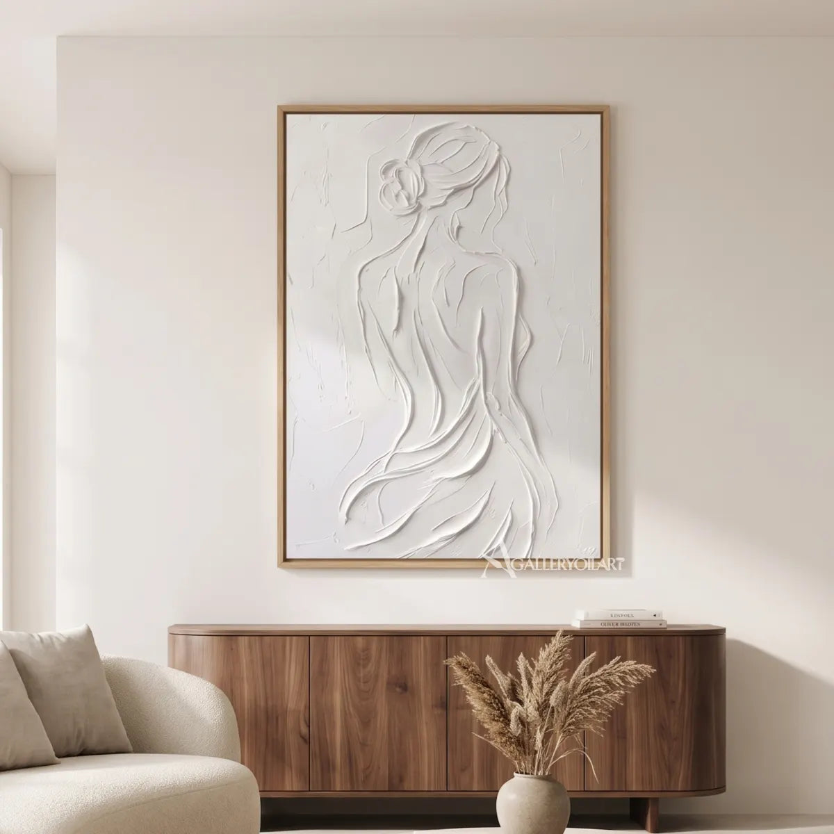 flowing-figure-relief-textured-3d-white-wall-art-in-a-gallery-space