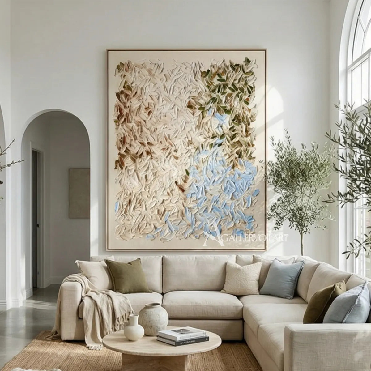 layered-floral-abstraction-portrait-art-beige-wall-art-gathering-room