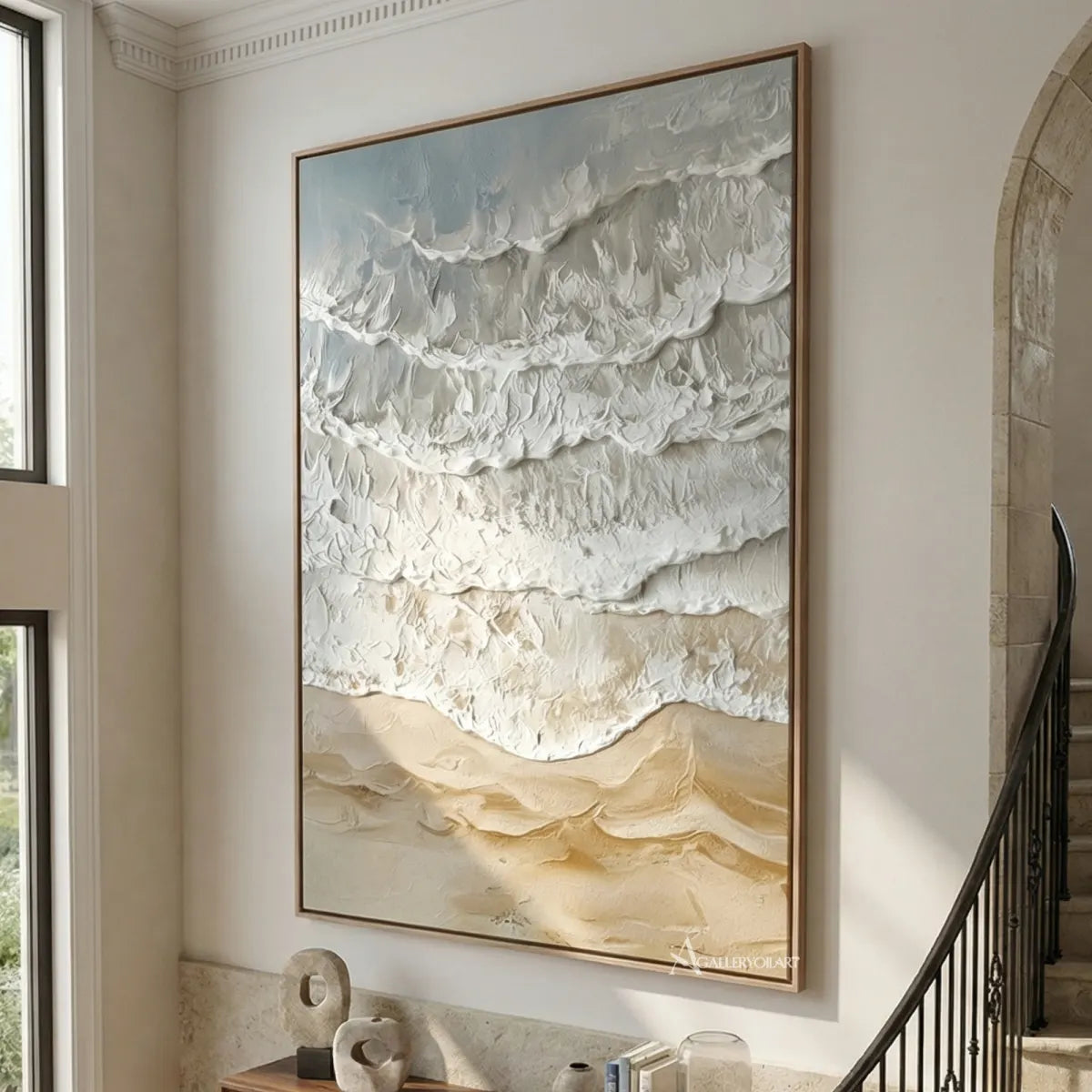 textured-3d-layered-mountain-ridges-soft-gray-ivory-white-warm-beige-pale-taupe-wall-art-in-living-room
