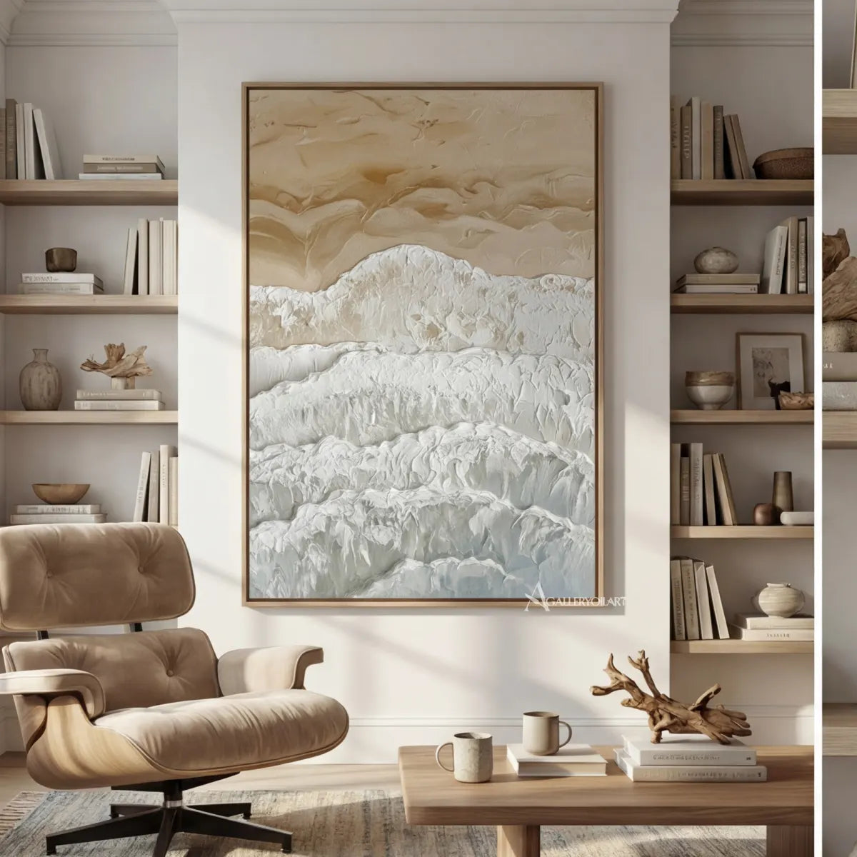 textured-3d-layered-mountain-ridges-soft-gray-ivory-white-warm-beige-pale-taupe-wall-art-in-reading-room