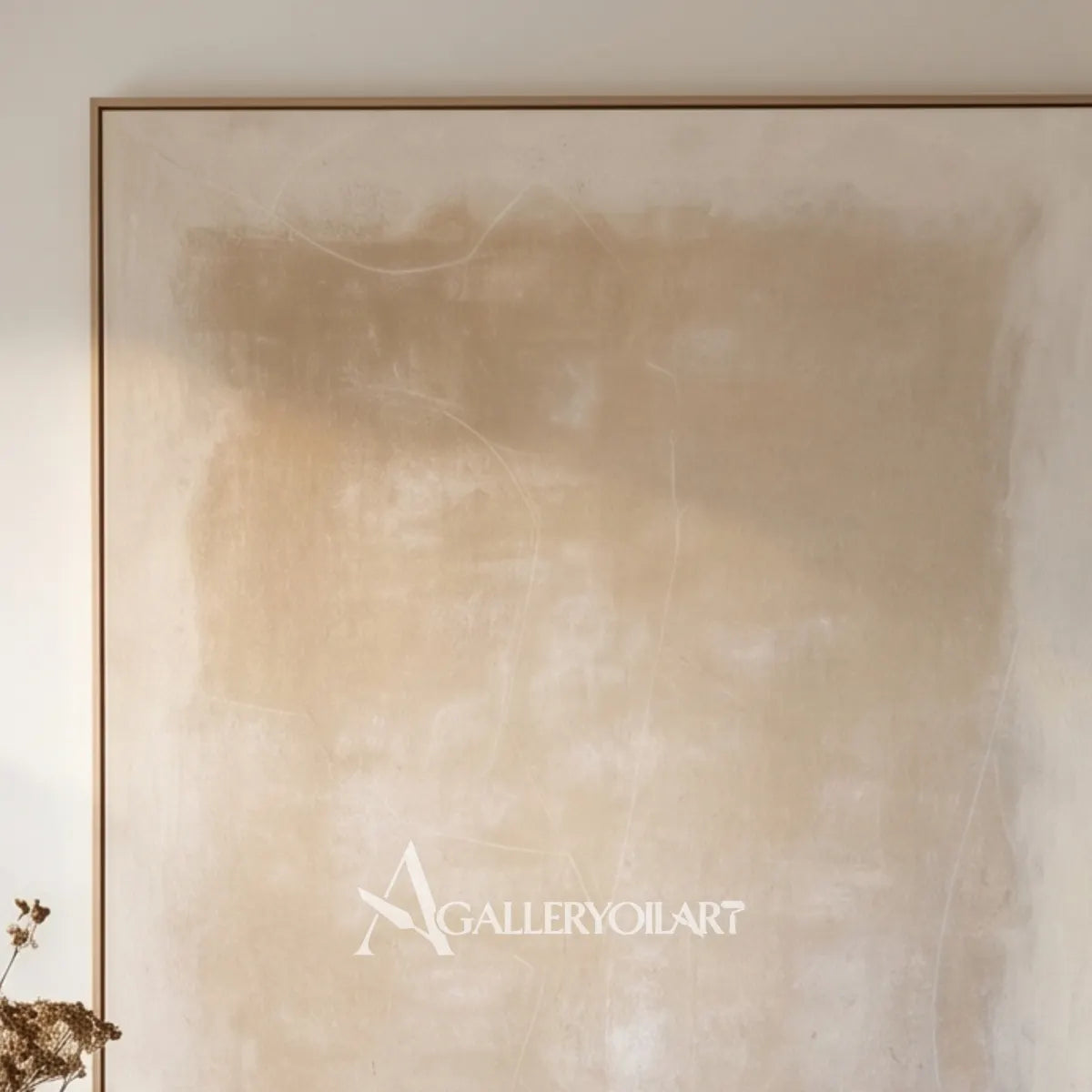 abstract-art-painting-of-a-layered-beige-field-with-faint-white-lines-in-a-close-up