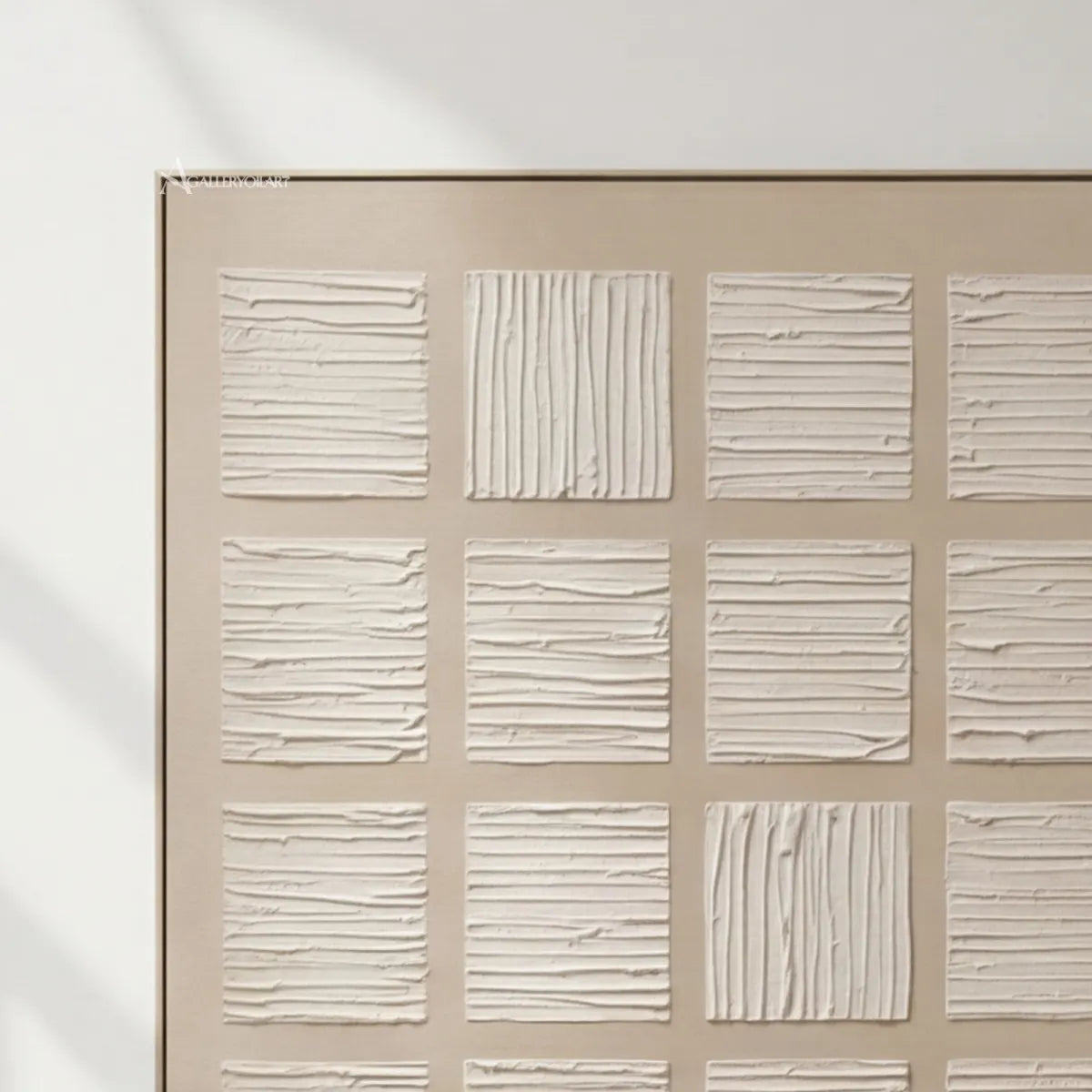 textured-3d-a-grid-of-raised-panels-ivory-cream-sand-beige-and-light-taupe-wall-art-in-close-view