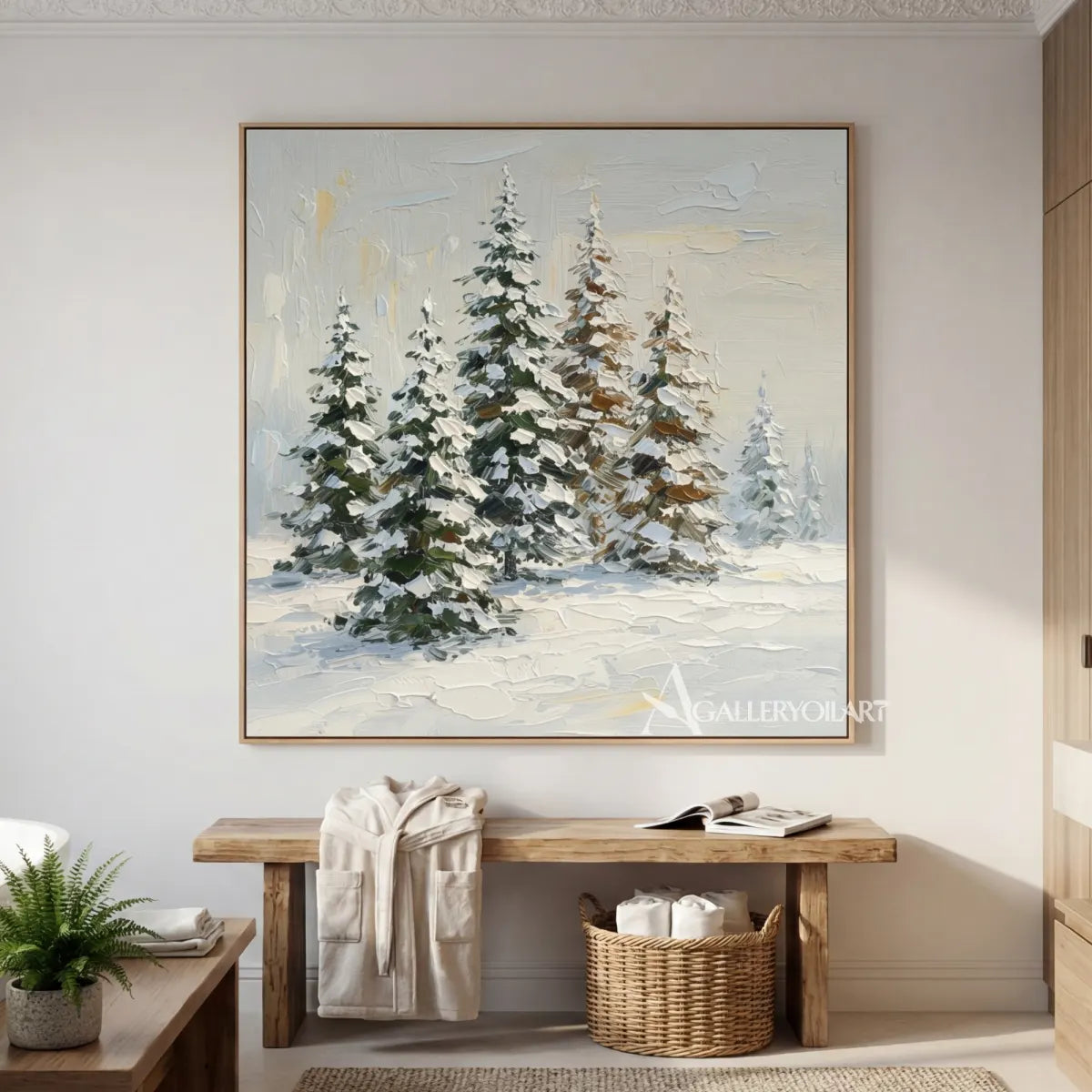 snow-covered-pines-portrait-art-white-wall-art-reading-room