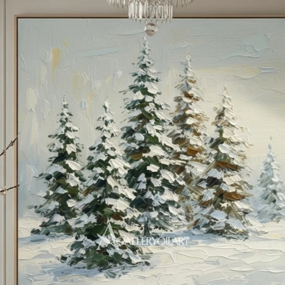 snow-covered-pines-portrait-art-white-wall-art-snow-detail