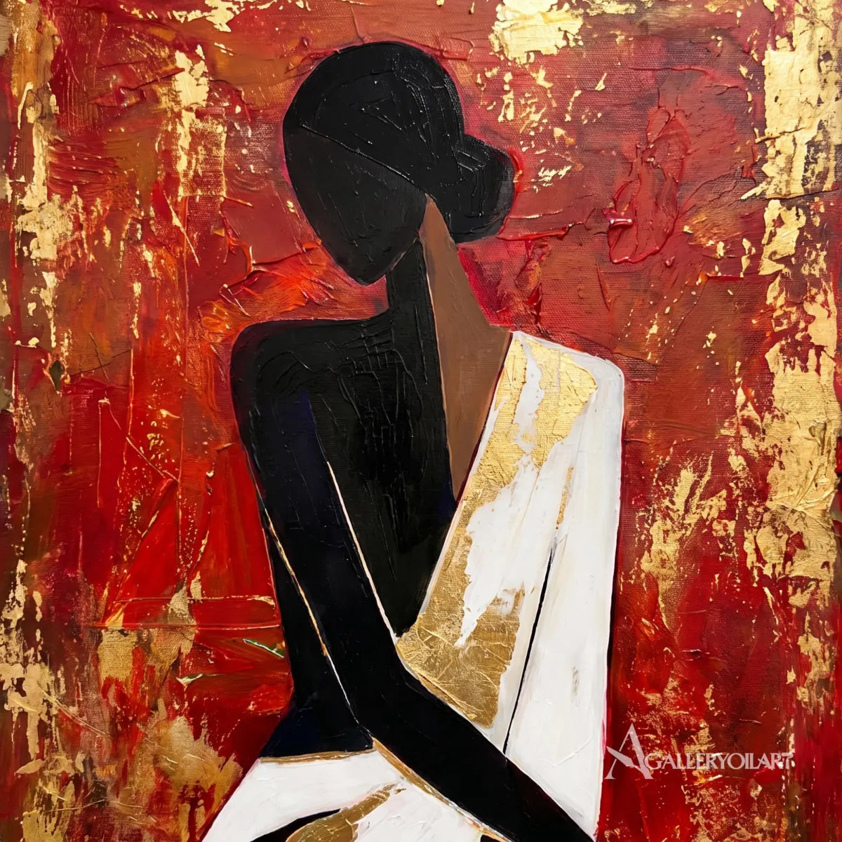 woman-silhouette-portrait-art-red-wall-art-paint-detail